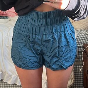 Free People Movement Women's Blue Shorts